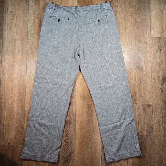 GODBODY Collection Men's 34x33 Pleated Wool Blend Dress Pants Classic Fit 36x31 - Picture 11 of 12